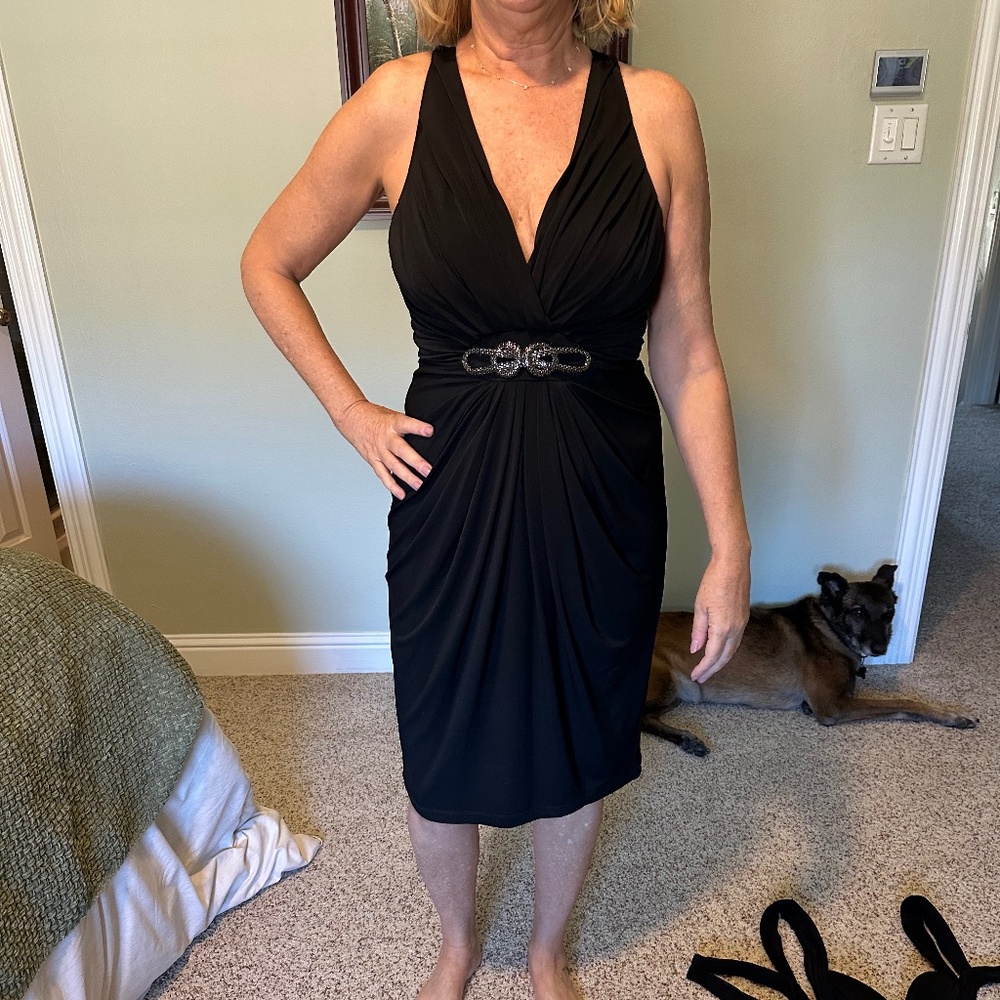 Maggy London Size 8 formal knee length